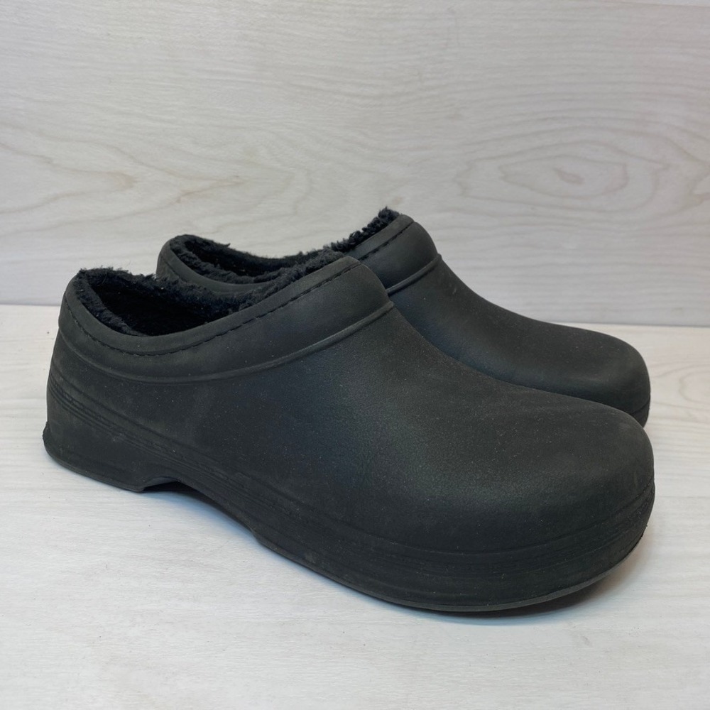Skechers‎ Womens 7 Foamies Clogs Lined Slip On Black 111547 Comfort Casual Shoe